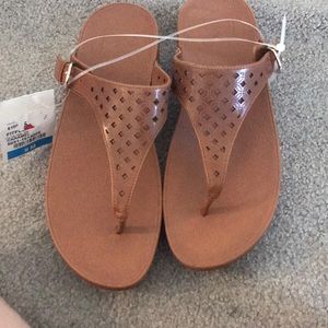 New Caramel Fitflops size 9